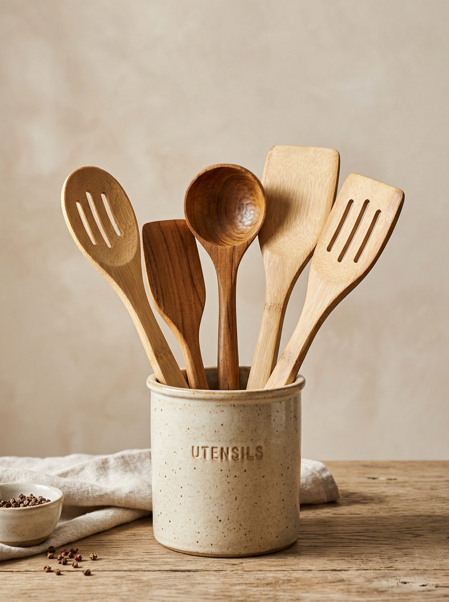 Explore Bamboo & Teak Utensils